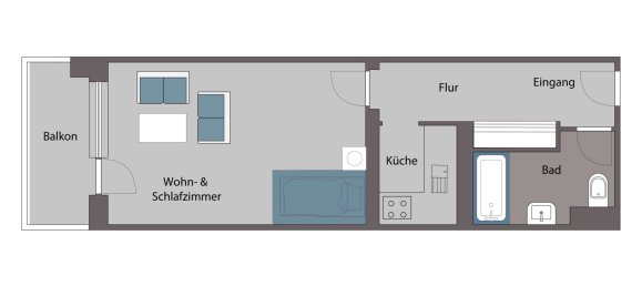 Estúdio em Zollernalbkreis, Germany N.º 34331 21