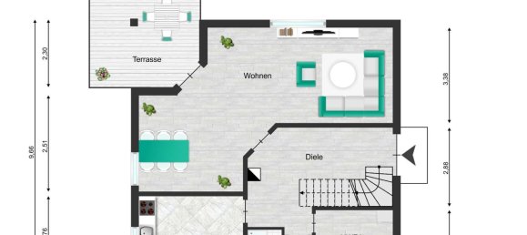 Дом с 3 спальнями в Бёрде, Германия № 270191 9