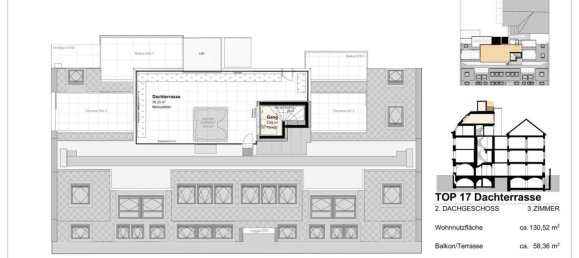 4 rooms Penthouse in Margareten, Austria No. 168717 27