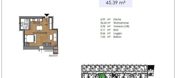 2 rooms Apartment in Bruck an der Leitha, Austria No. 87805 35