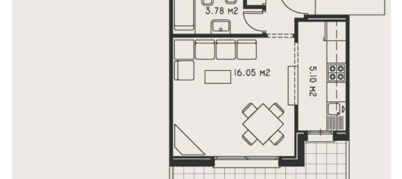 1 غرف نوم بنغالو في Calpe, Spain رقم 40878 5