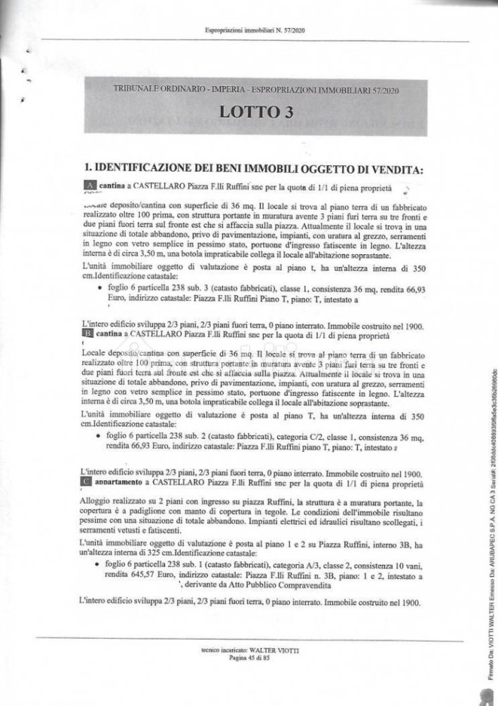 2-salle Appartement à Castellaro, Italy No. 358440