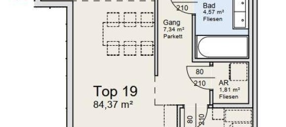 Квартира с 2 спальнями в Пенцинг, Австрия № 212701 11