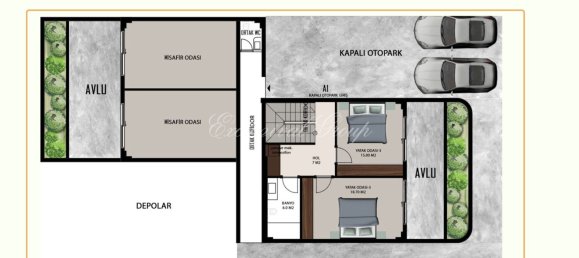 Wohnung 1+1 in Bodrum, Turkey, Nr. 28932 14