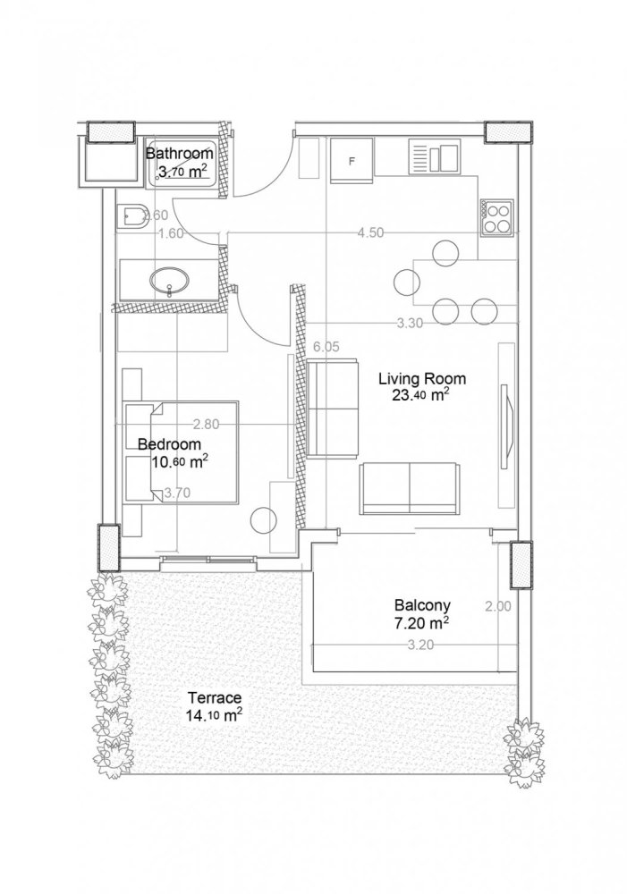Apartment 1+1 in Yekta Green Life Gazipasa Residence, Gazipasa, Turkey No. 39519 1