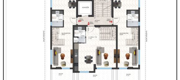 Apartment 1+1 in Demirtas, Turkey No. 10934 3