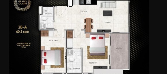 2 bedrooms Condo in Pattaya, Thailand No. 10835 18