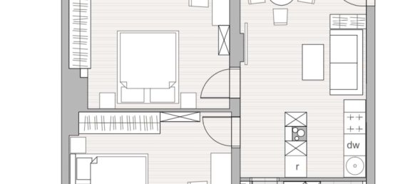 Квартира с 3 комнатами в Вильмерсдорф, Германия № 37272 4