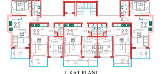 Apartment 1+1 in Kargicak, Turkey No. 4133 21