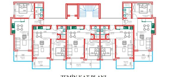 Apartment 1+1 in Kargicak, Turkey No. 4133 22