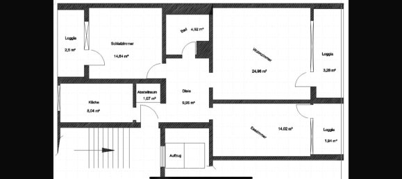 Квартира с 1 спальней в Дуйсбург, Германия № 218937 12