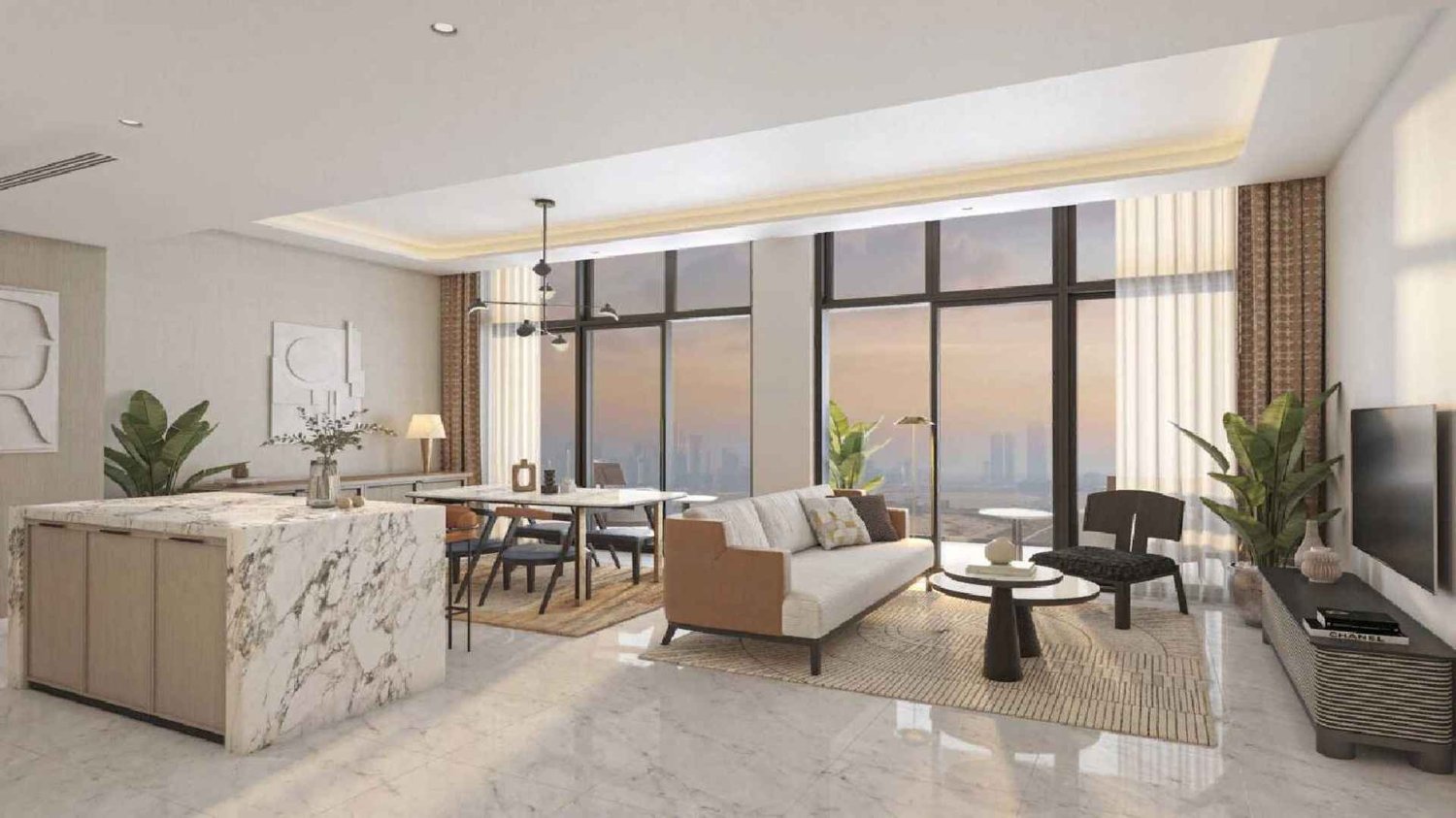 1 غرف نوم شقة في ADEBA AZIZI RESIDENCE, Al Jaddaf, UAE رقم 61832