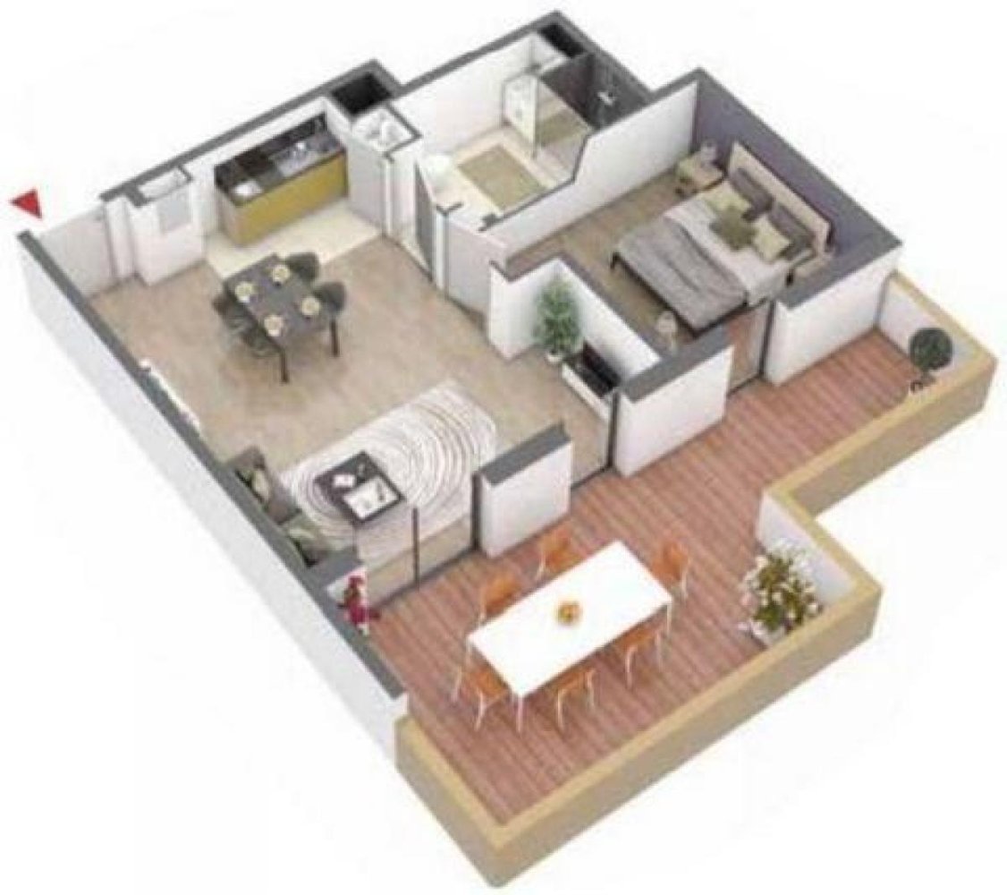 استوديو في الكوندو في Nantes, France رقم 34199