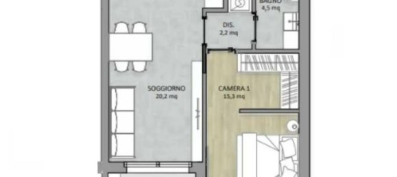 Apartamento de 2 habitaciónes en Sanremo, Italy No. 95700 10