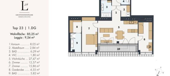 5-Zimmer Penthouse in Alsergrund, Austria, Nr. 140667 12