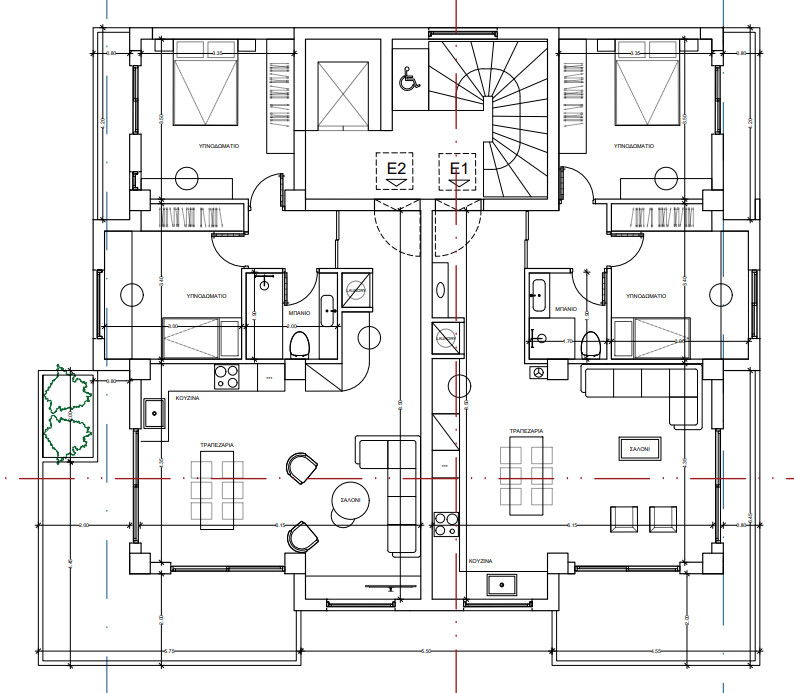 2 bedrooms Apartment in Kalamaria, Greece No. 96845