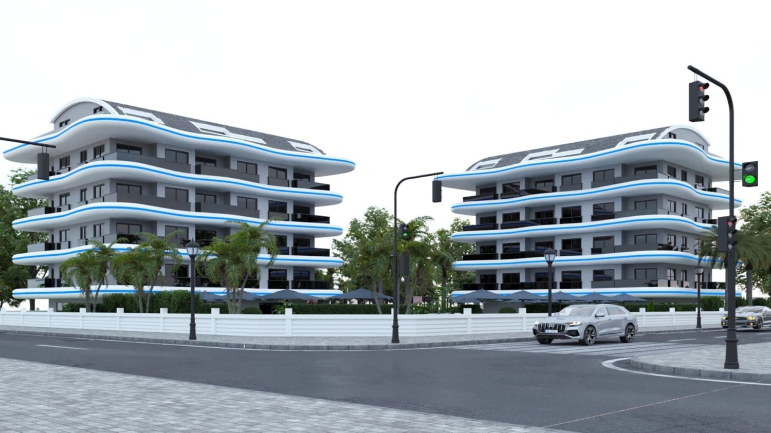 Apartment 2+1 in Lotus Twins, Alanya, Turkey No. 35230
