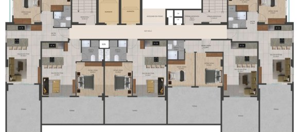 2 rooms Apartment in Mersin, Turkey No. 12660 29