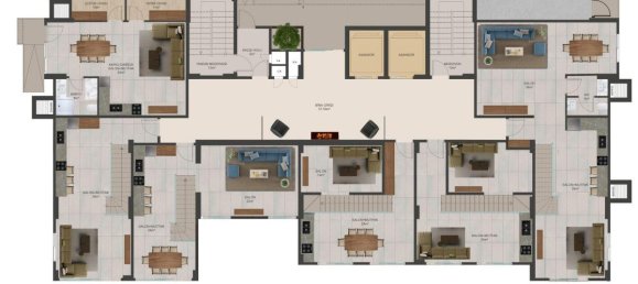 2 rooms Apartment in Mersin, Turkey No. 12660 23