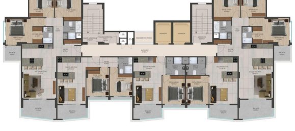 2 rooms Apartment in Mersin, Turkey No. 12660 24