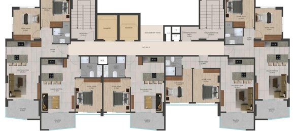 2 rooms Apartment in Mersin, Turkey No. 12660 30