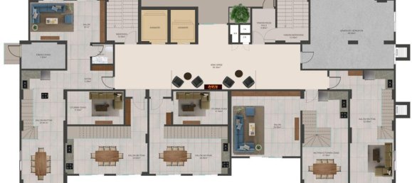 2 rooms Apartment in Mersin, Turkey No. 12660 27