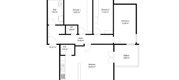 4 rooms Apartment in Kirchberg in Tirol, Austria No. 138321 5