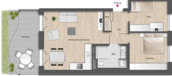 Квартира с 2 спальнями в Boblingen, Германия № 236248 16