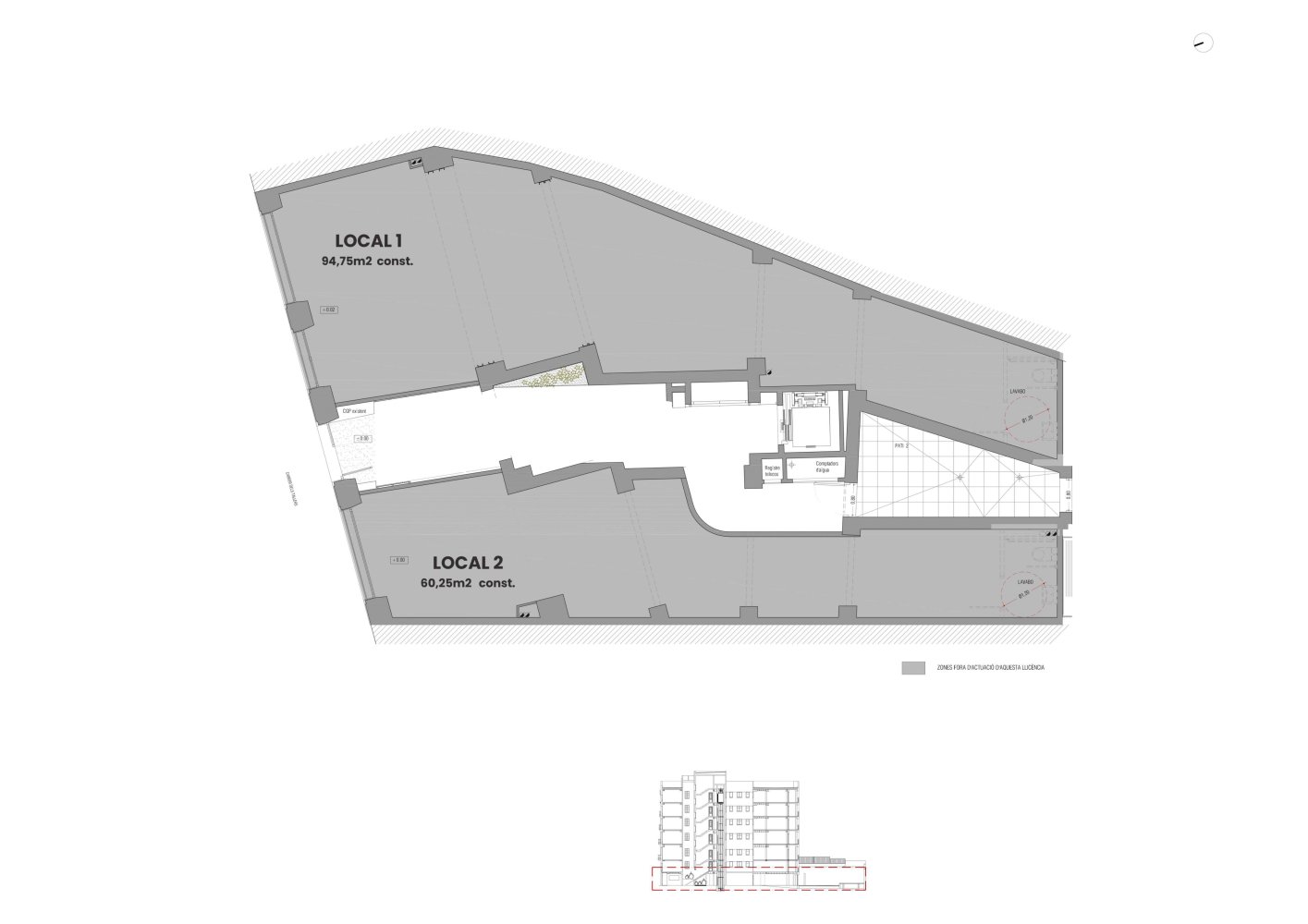 155m² Commercial property in Ciutat Vella, Spain No. 149482