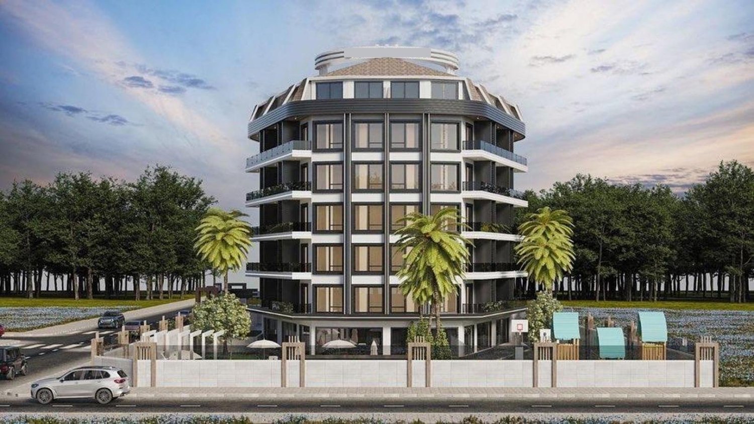 Квартира 1+1 в Аланья, Турция № 24041