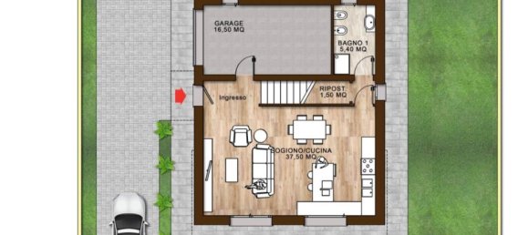 3 غرف نوم فيلا في Occhiobello, Italy رقم 168591 14