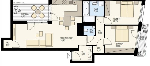 3-Zimmer Wohnung in Brigittenau, Austria, Nr. 190217 13