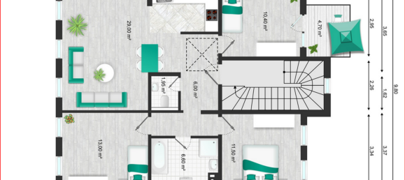 3 chambres Appartement à Tuttlingen, Germany No. 370851 18