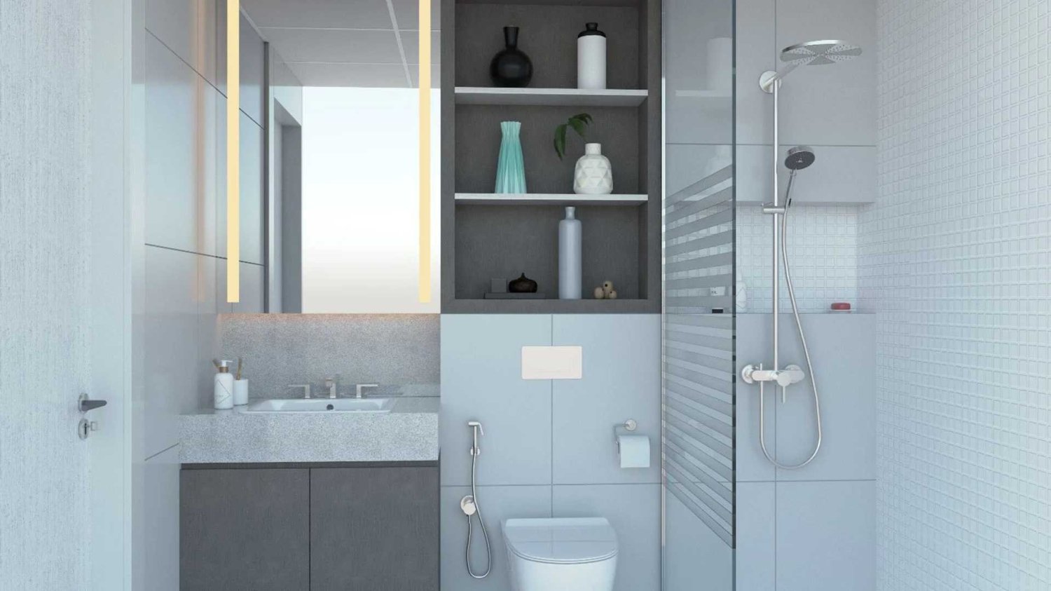 Квартира с 2 спальнями в Century, Бизнес-Бэй, ОАЭ № 62884