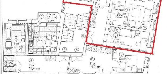 1 غرف نوم شقة في Leipzig, Germany رقم 62956 4