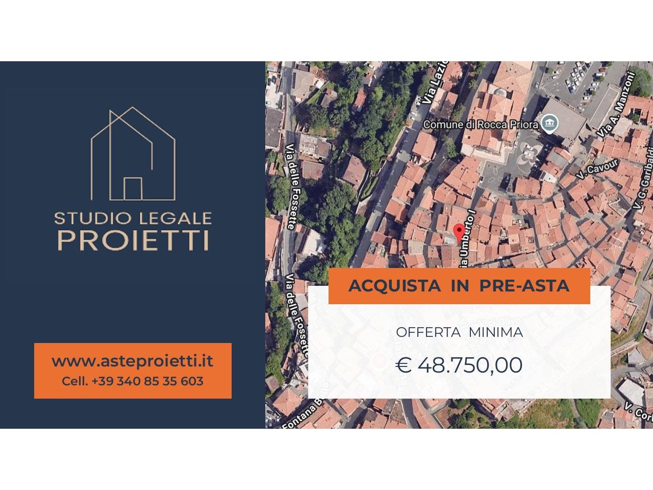 Apartamento T1 em Rocca Priora, Italy N.º 304760