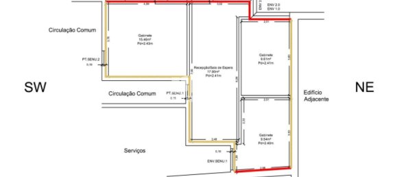 Bureau à Povoa de Varzim, Portugal 56m² No. 54922 15