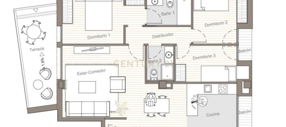 3 غرف نوم عقار تجاري في Sabadell, Spain رقم 87745 5