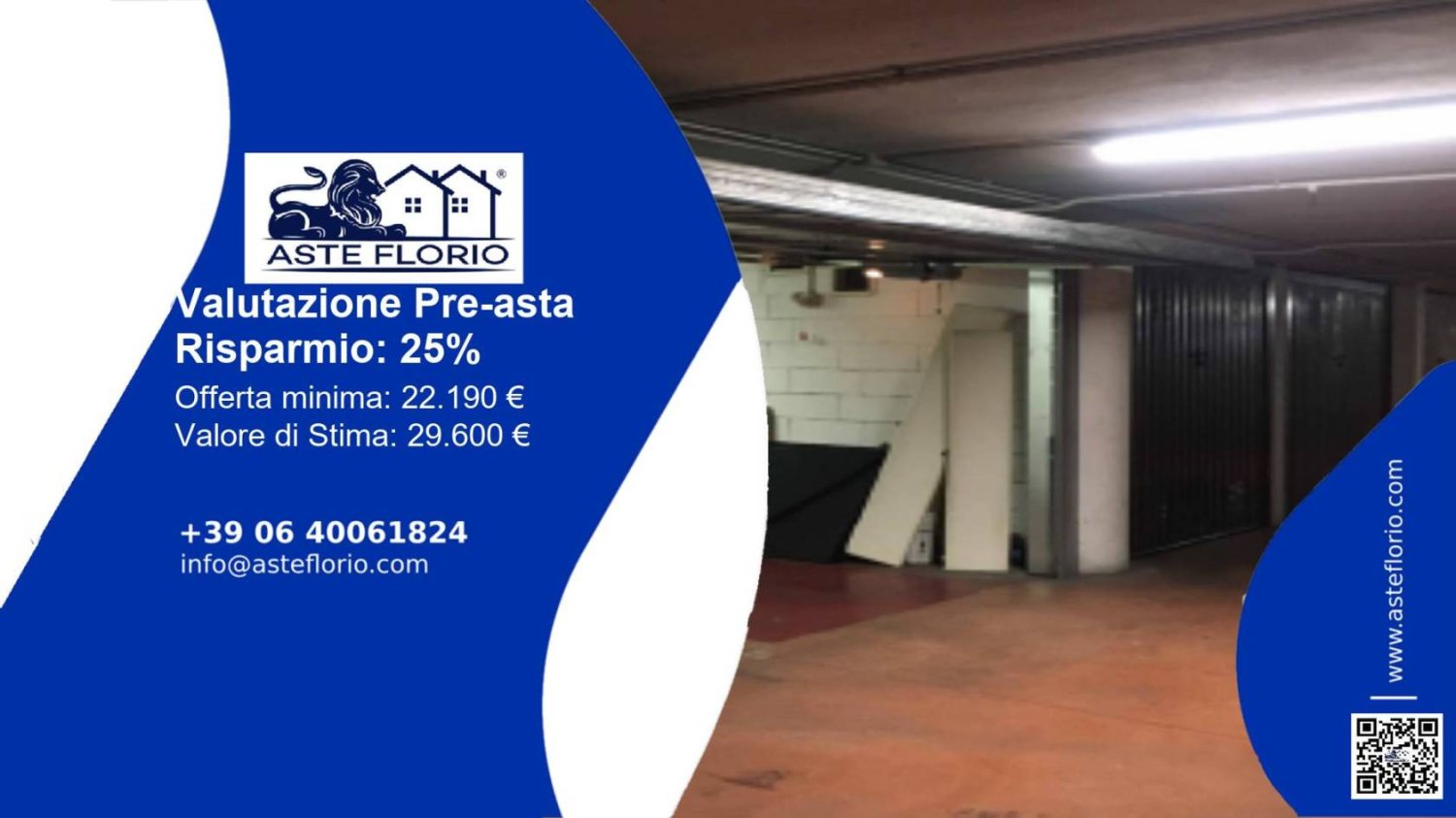 Garaje de 2 habitaciónes en Brescia, Italy No. 6988