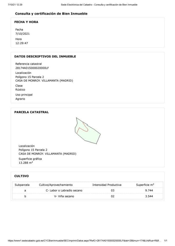 Terreno em Villamanta, Spain N.º 116971