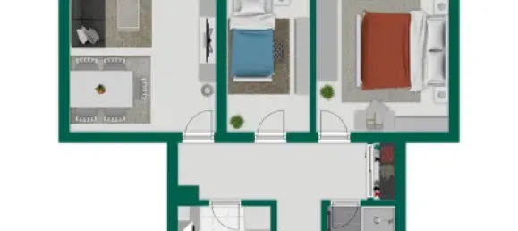 Apartamento T2 em Cologne, Germany N.º 325274 11