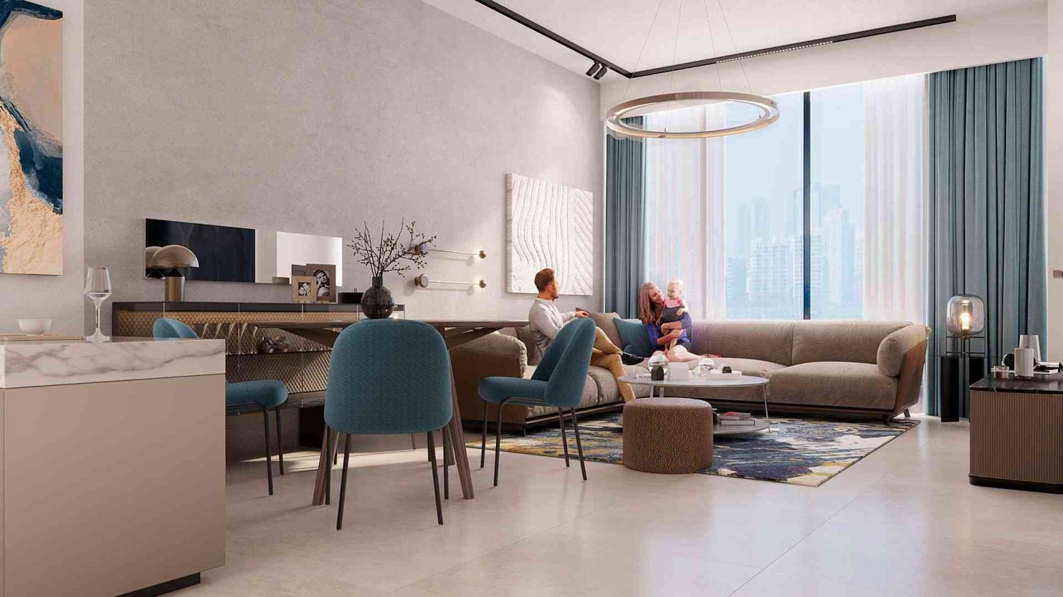 Apartamento de 2 dormitorios en MILLENNIUM TALIA RESIDENCES, Al Furjan, UAE No. 60519