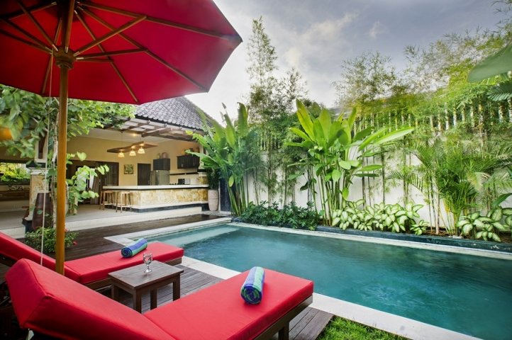 2 chambres villa à louer à Seminyak, Badung, Bali, Indonesia № 3482