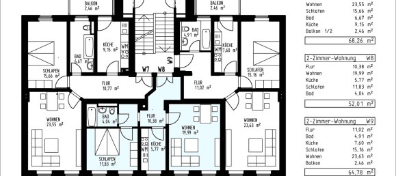 Квартира с 1 спальней в Лейпциг, Германия № 34489 35
