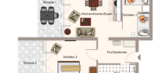 3غرفة شقة في Wittmund, Germany رقم 310798 10