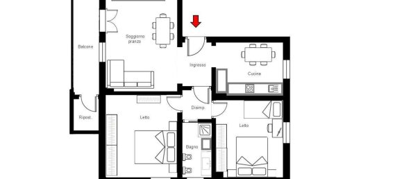 3 bedrooms Apartment in Carpi, Italy No. 370221 44