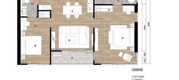 شقة 2 غرف نوم  في Bang Tao, Thailand رقم 8551 3