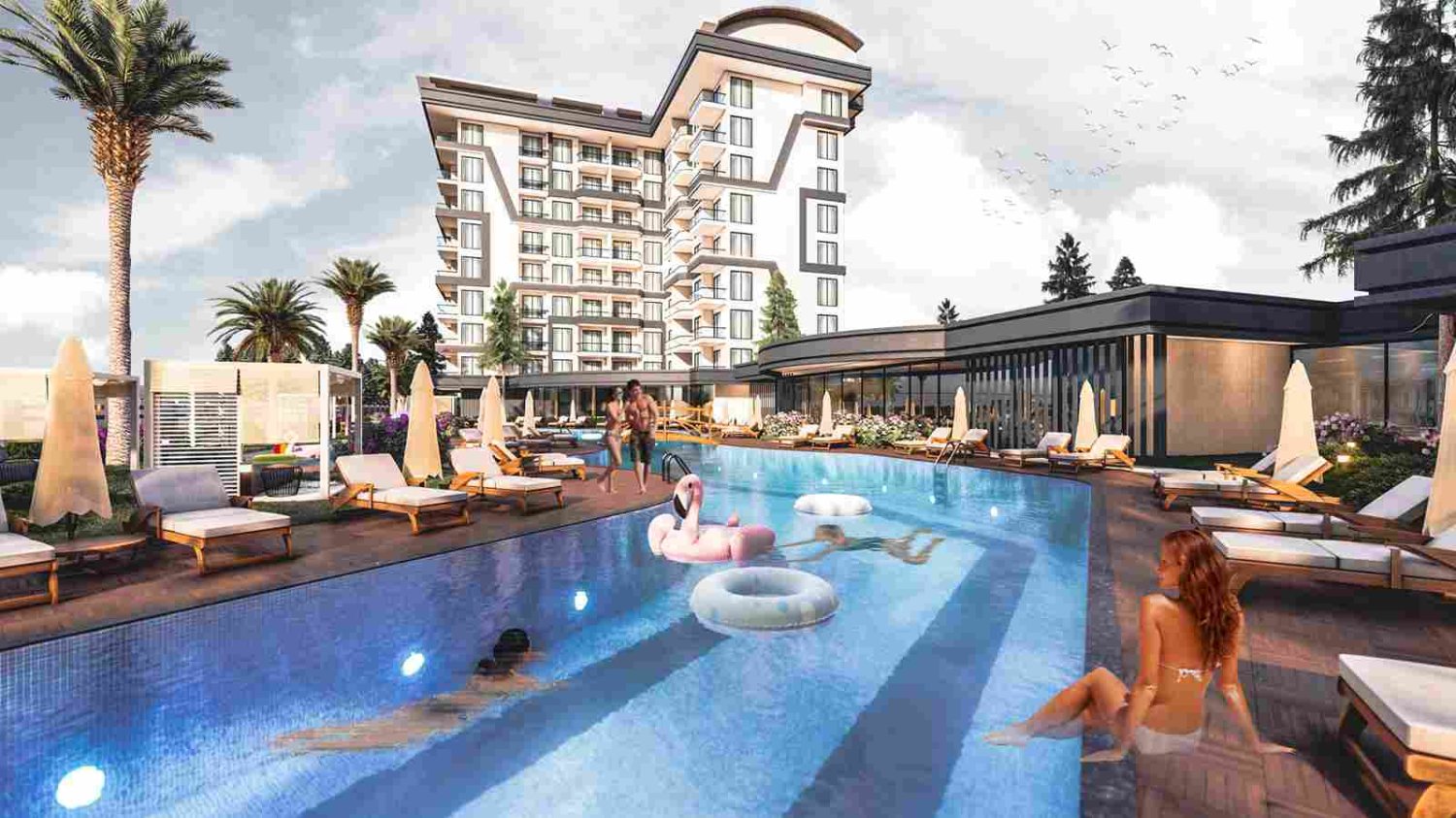 Wohnung 1+1 in Alanya, Turkey, Nr. 11205