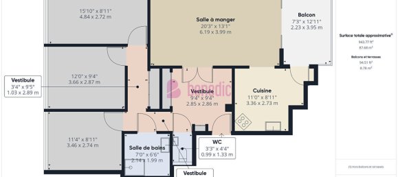 3 bedrooms Apartment in Forbach, France No. 210093 2