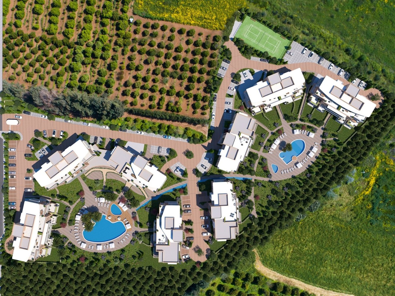 3 غرف نوم شقة في Trachoni, Cyprus رقم 693